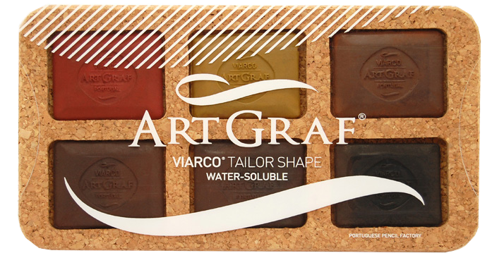 ArtGraf Water Soluble Tailor Shape Earth Colours Set of 6