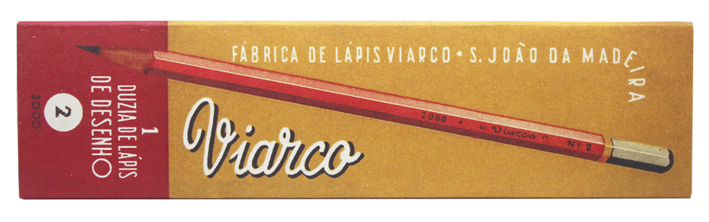 Viarco Vintage 2000 Gold Box HB x 12 pencils pencils