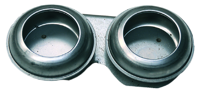 Dipper Double Stainless 55 mm