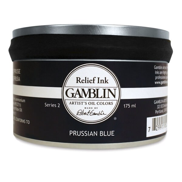 Gamblin Relief Ink PRUSSIAN BLUE 175ml