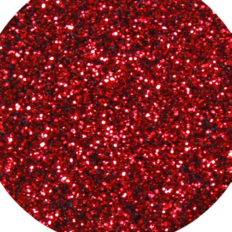 Brodie &amp; Middleton Glitter Polyester 1/96&quot; Superfine 40g Deep Red