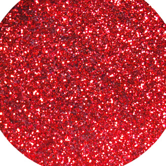 Brodie &amp; Middleton Glitter Polyester 1/96" Superfine 100g Red