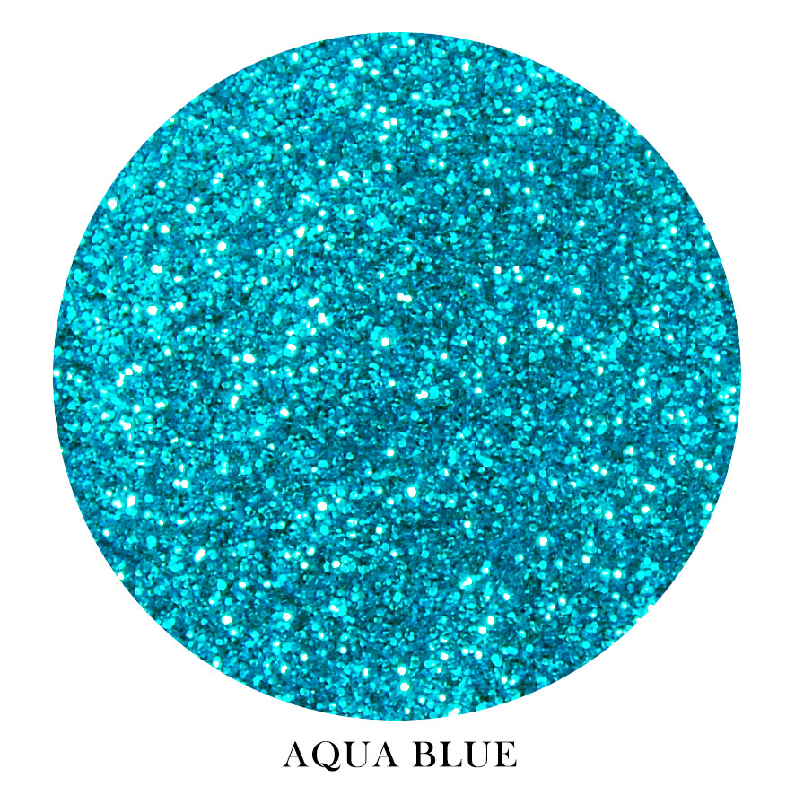 Brodie &amp; Middleton Glitter Polyester 1/96&quot; Superfine 100g Aqua Blue