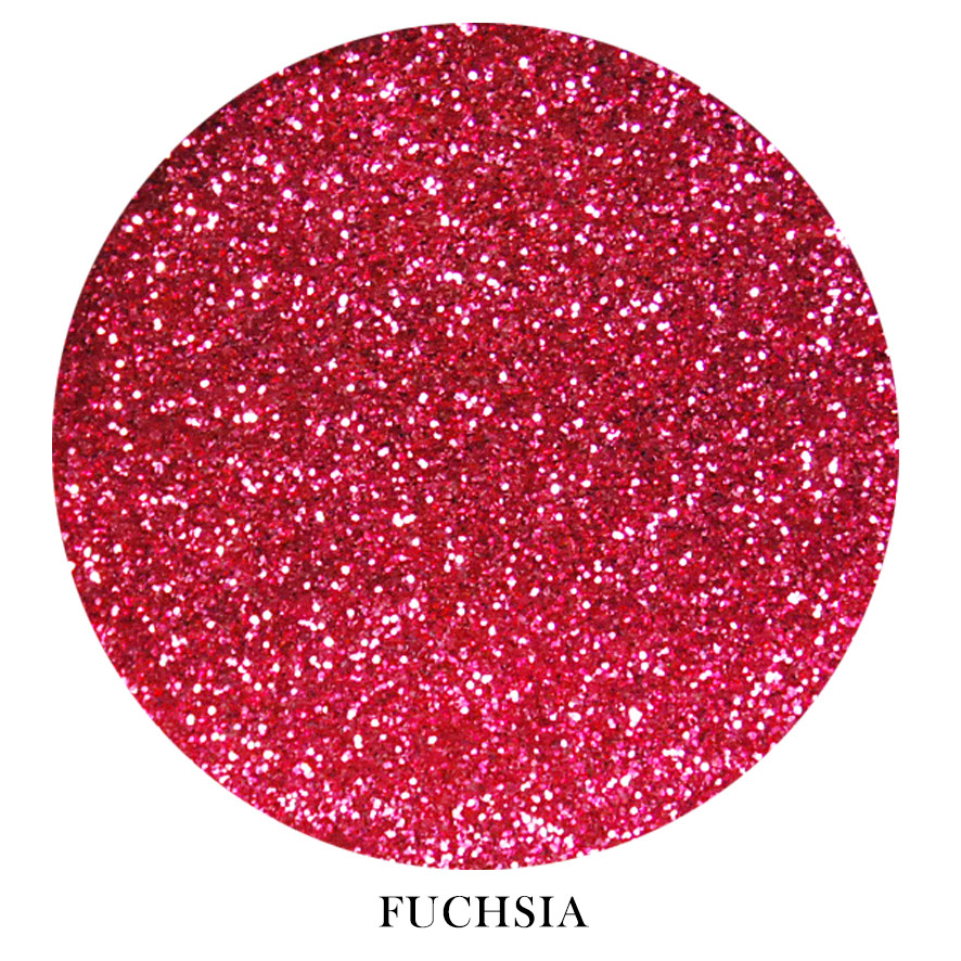 Brodie &amp; Middleton Glitter Polyester 1/96&quot; Superfine 100g Fuchsia