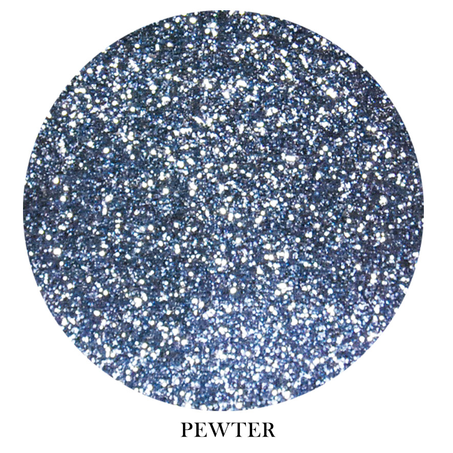 Brodie &amp; Middleton Glitter Polyester 1/96&quot; Superfine 40g Pewter