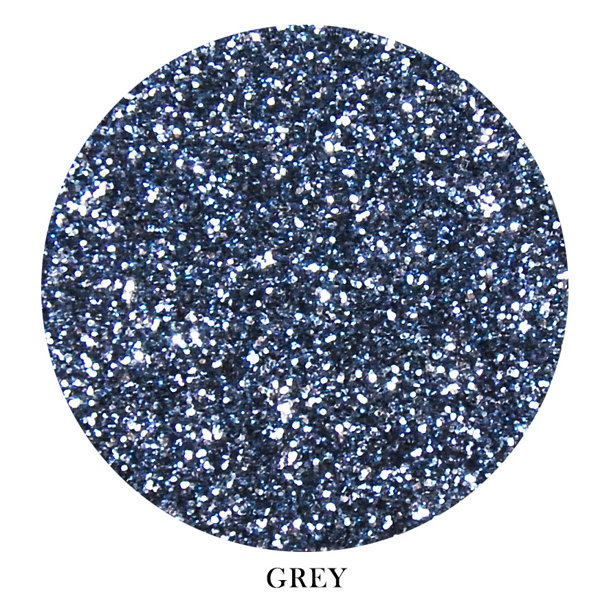 Brodie &amp; Middleton Glitter Polyester 1/96&quot; Superfine 100g Grey