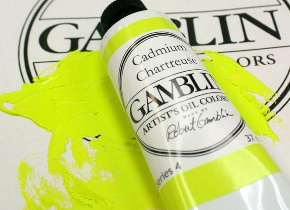 Gamblin Artists' Grade Oil 37ml CADMIUM CHARTREUSE