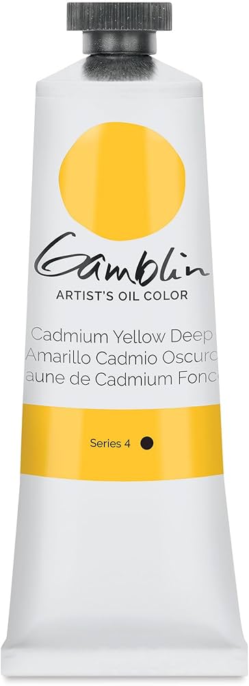 Gamblin Artists' Grade Oil 37ml CADMIUM YELLOW DEEP