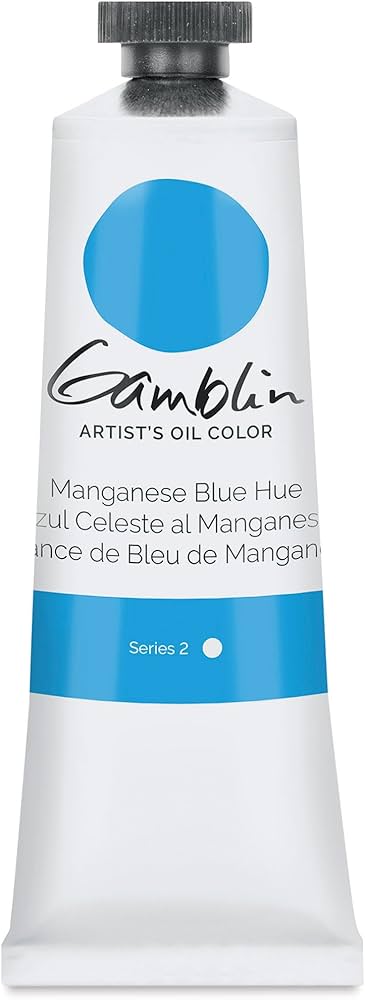 Gamblin Artists' Grade Oil 37ml MANGANESE BLUE HUE