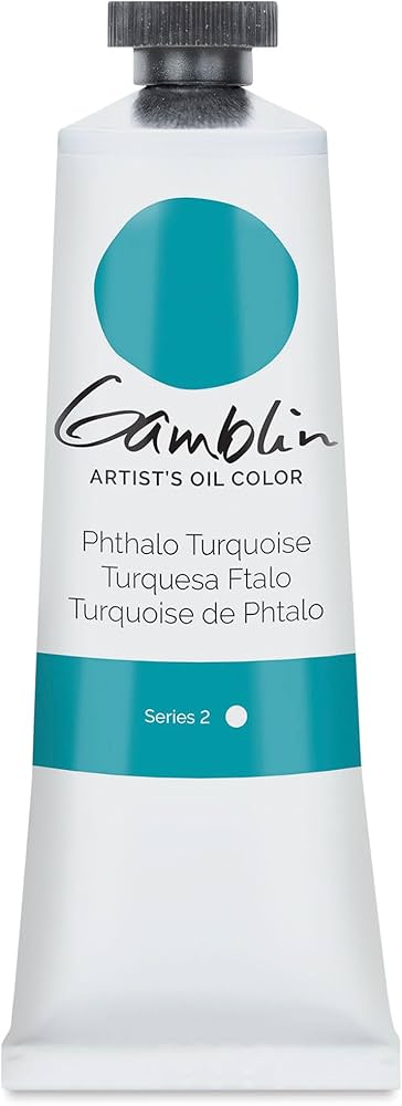 Gamblin Artists' Grade Oil 37ml PHTHALO TURQUOISE