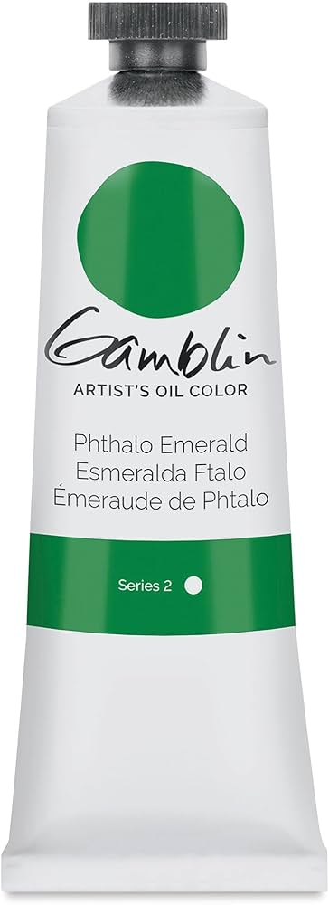 Gamblin Artists' Grade Oil 37ml PHTHALO EMERALD