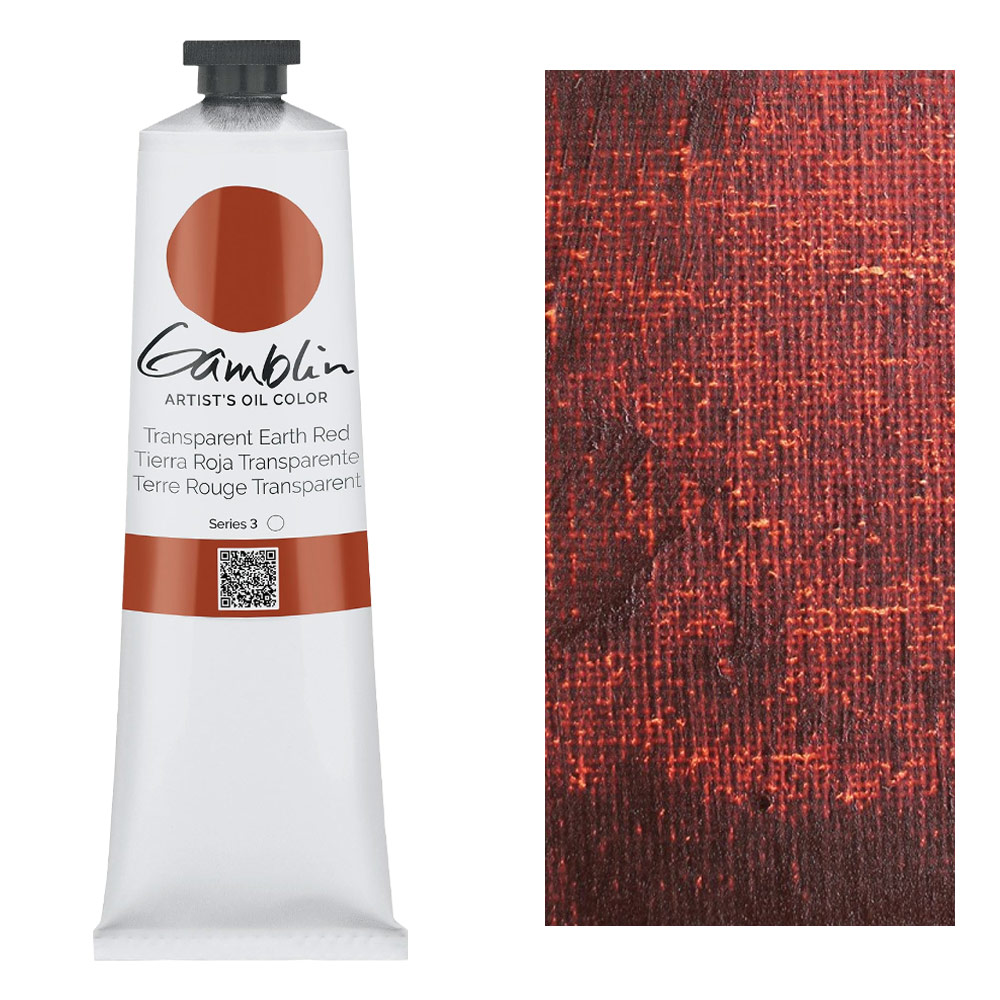 Gamblin Artists' Grade Oil 37ml TRANSPARENT EARTH RED