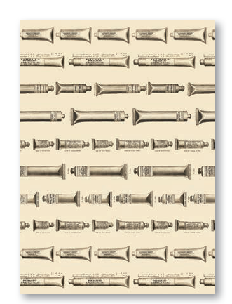 Roberson Vintage Wrapping Paper Sheet 70x50cm Tubes 110gsm Cream