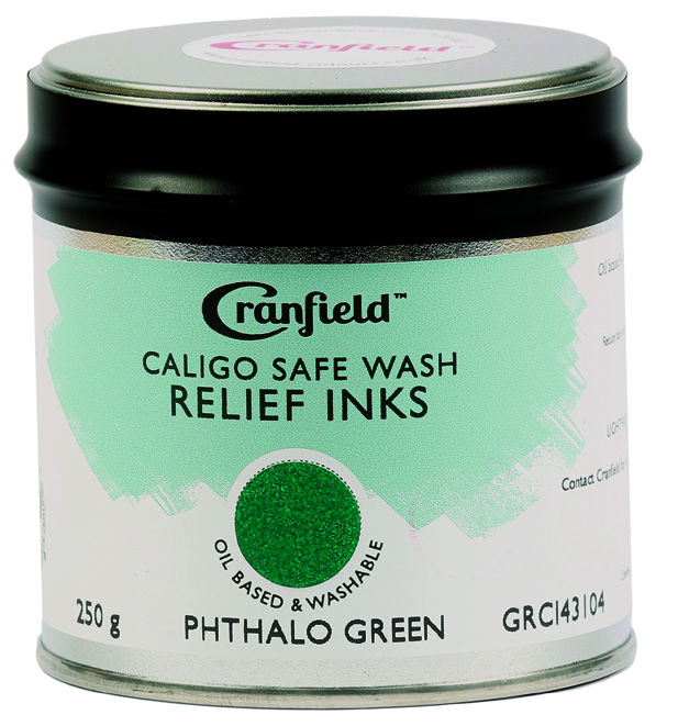 Caligo Safewash Relief Ink Phthalo Blue 250ml