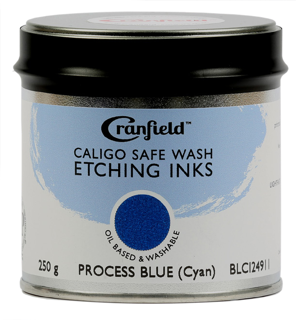 Caligo Safewash Etching Ink Process Blue (Cyan) 250ml