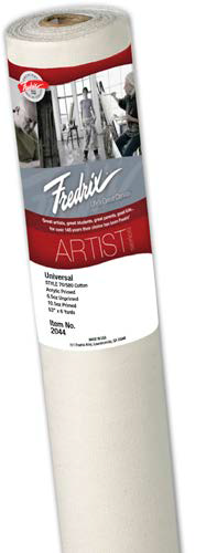 Fredrix 10oz Acrylic Primed Cotton Duck 61 in / 155 cm 50m Roll