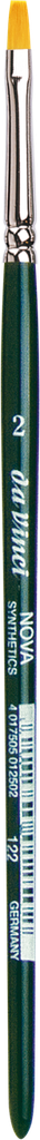 daVinci Brush Nova Flat Synthetic Series 122 Size 2