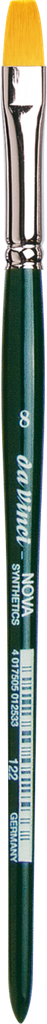 daVinci Brush Nova Flat Synthetic Series 122 Size 8