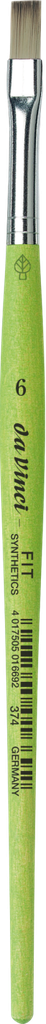 daVinci Brush Fit Flat Synthetic Series 374 Size 6