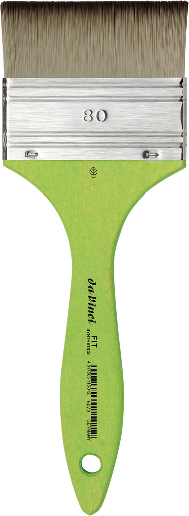 daVinci Fit Synthetic Mottler Green Handle Ser 5073 Size 80