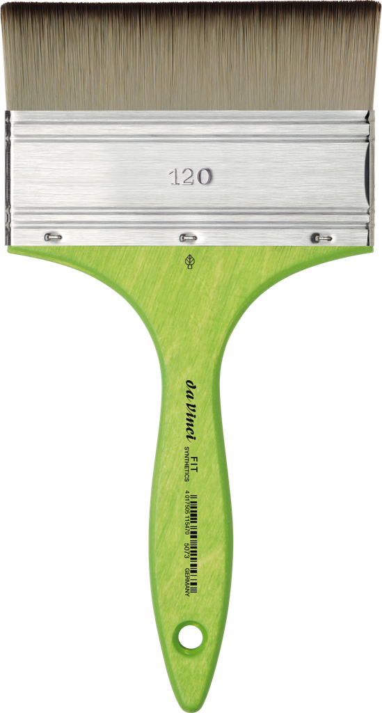 daVinci Fit Synthetic Mottler Green Handle Ser 5073 Size 120