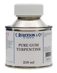 [CR34723H] Roberson Pure Gum Turpentine 250 ml - NET PRICE