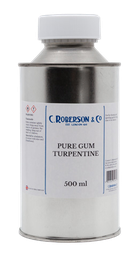 [CR34724J] Roberson Pure Gum Turpentine 500 ml - NET PRICE