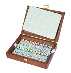 [SC74224] Schmincke Horadam Wooden Box 24 x 5 ml Tubes