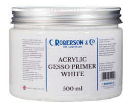 [CR61404H] Roberson Acrylic Gesso Primer White 500 ml