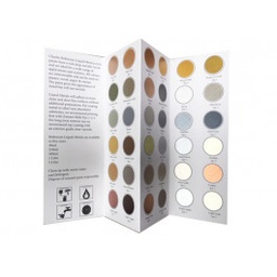 [CR78999] Roberson Liquid Metal Colour Chart Hand Made