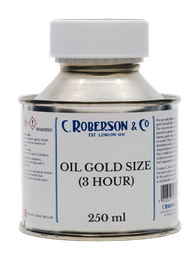 [CR77104H] Roberson Oil Gold Size 250 ml 3 Hour
