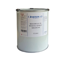 [CR7116K] Roberson Beeswax in White Spirit Medium 1 L
